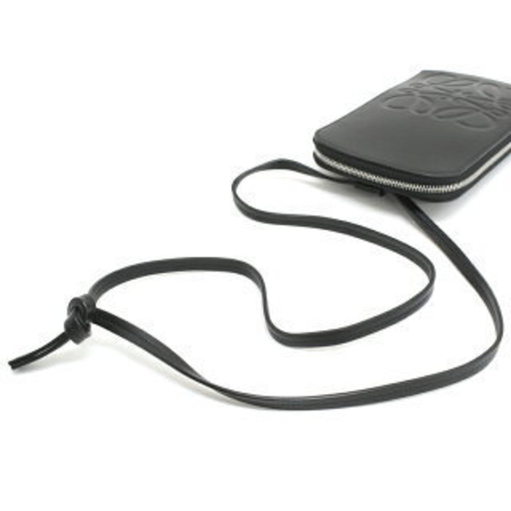 Loewe Multi Functional Case Crossbody Anagram Lea… - image 7